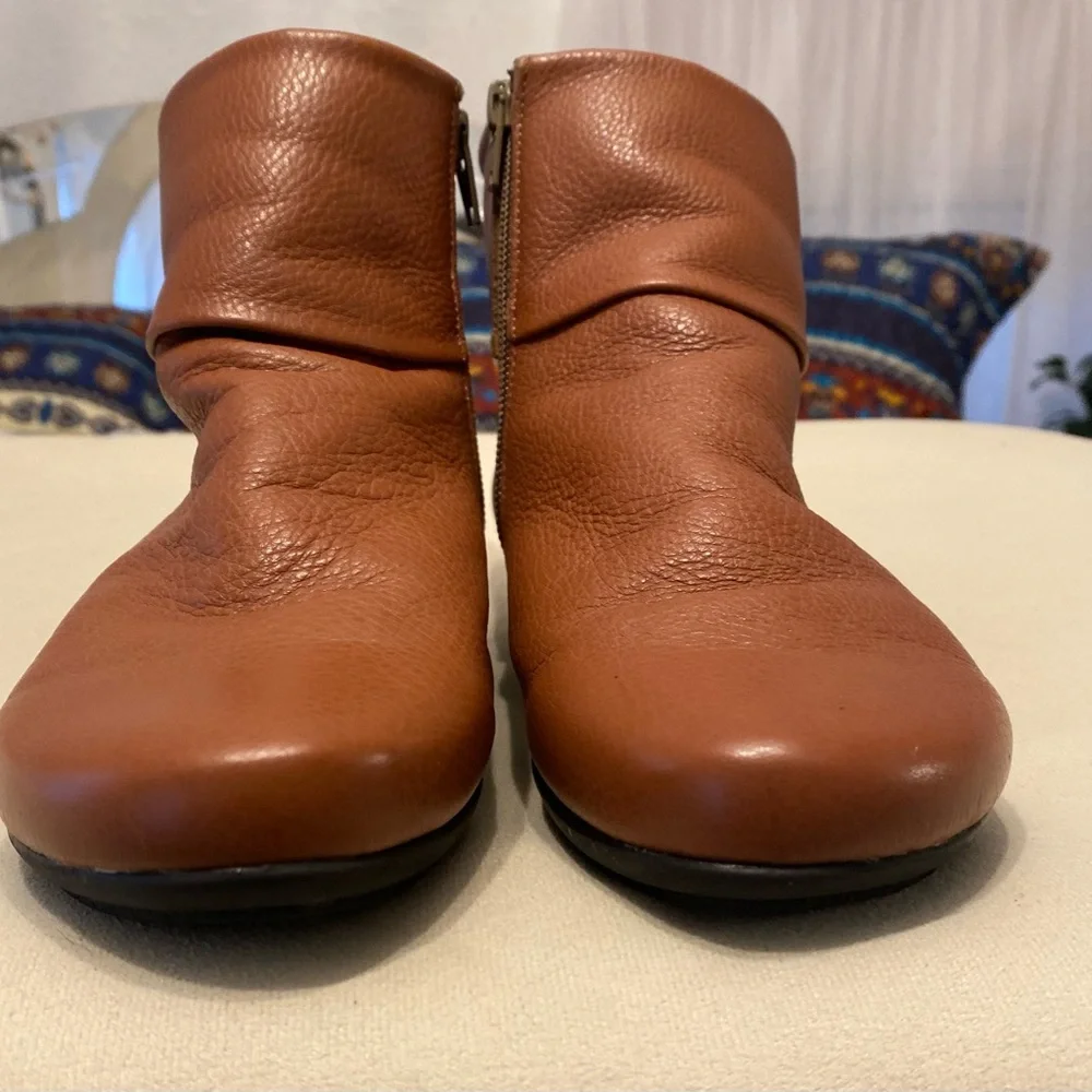 Elegant Tan Ankle Booties